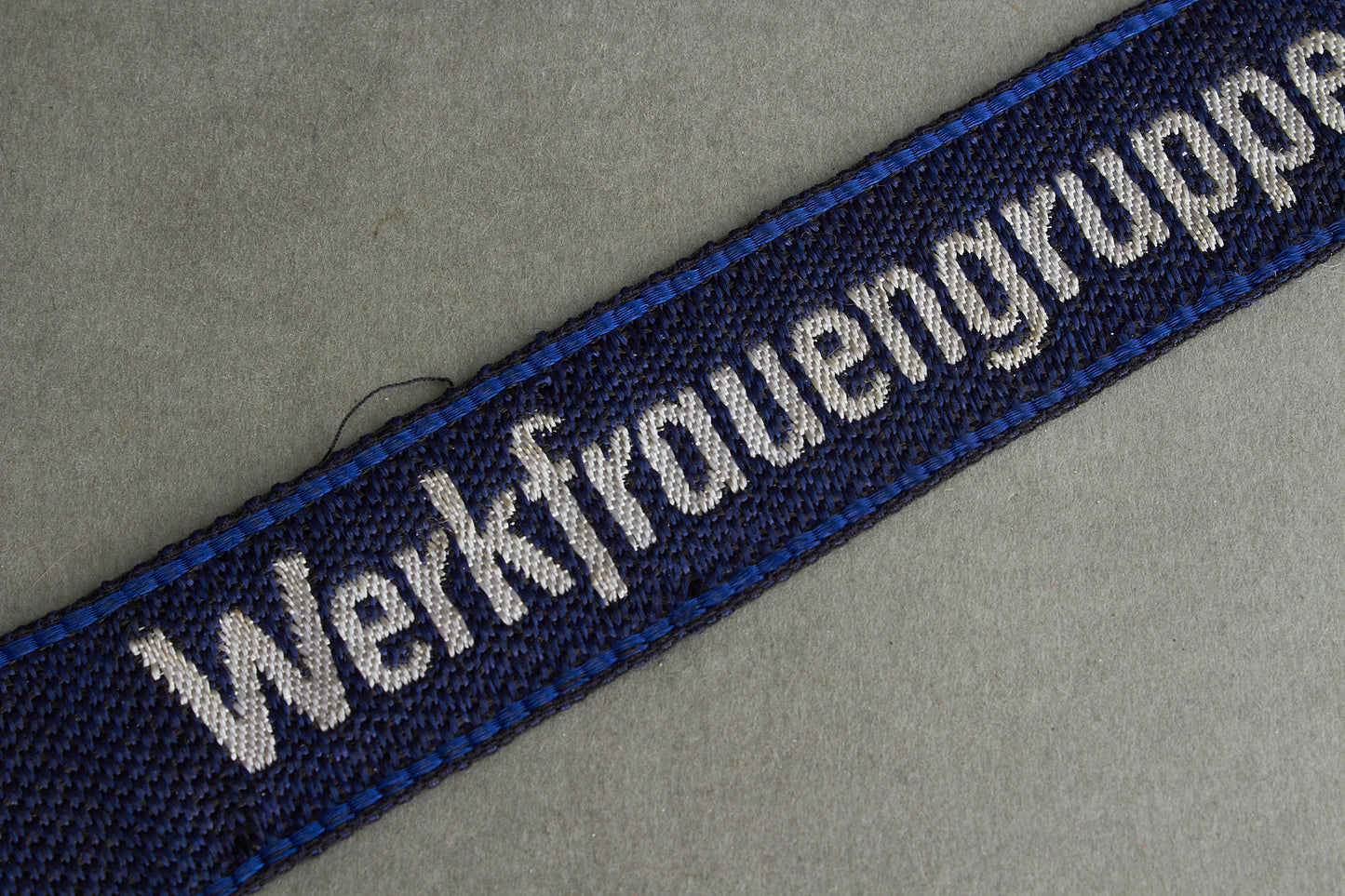 NSV/DAF "Werkfrauengruppe" Cufftitle w. RZM tag. Original.