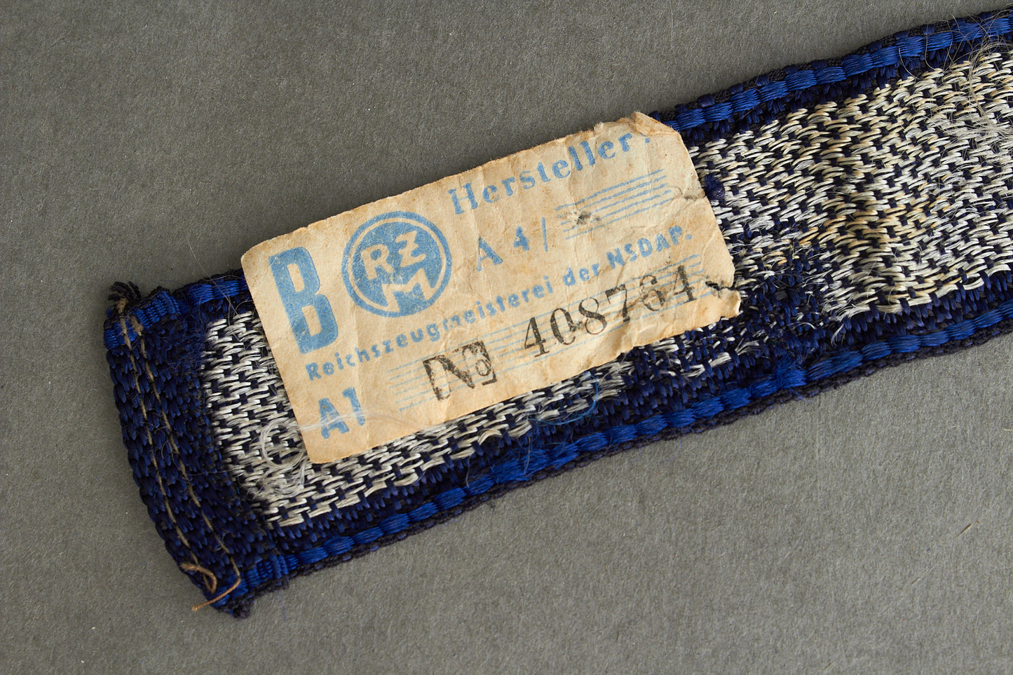 NSV/DAF "Werkfrauengruppe" Cufftitle w. RZM tag. Original.