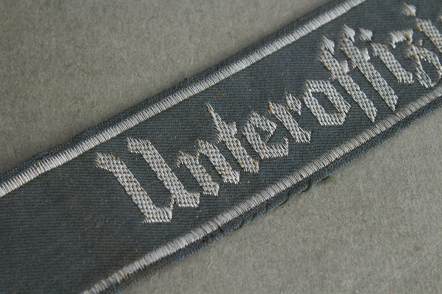 RESERVED Wehrmacht "Unteroffiziervorschule" Cufftitle. Original.