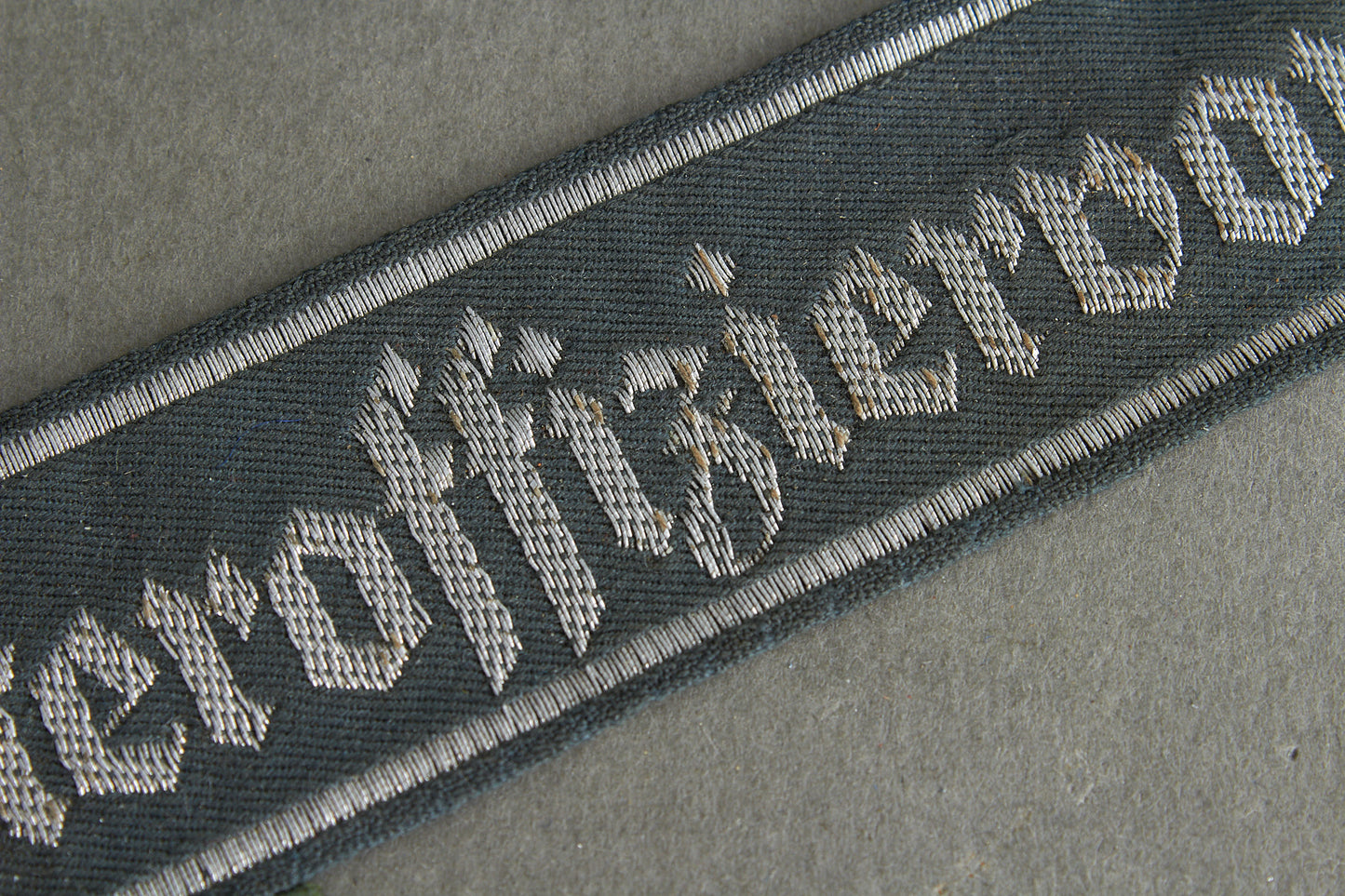 RESERVED Wehrmacht "Unteroffiziervorschule" Cufftitle. Original.