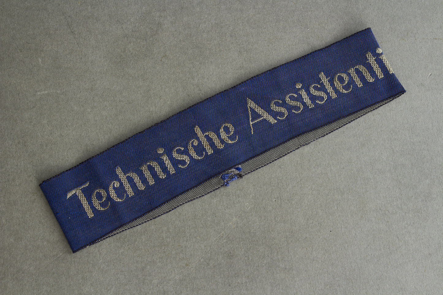 Luftwaffe "Technische Assistentin" Cuff Title. Tunic removed. Original.
