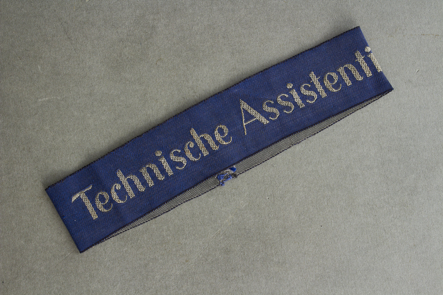 Luftwaffe "Technische Assistentin" Cuff Title. Tunic removed. Original.