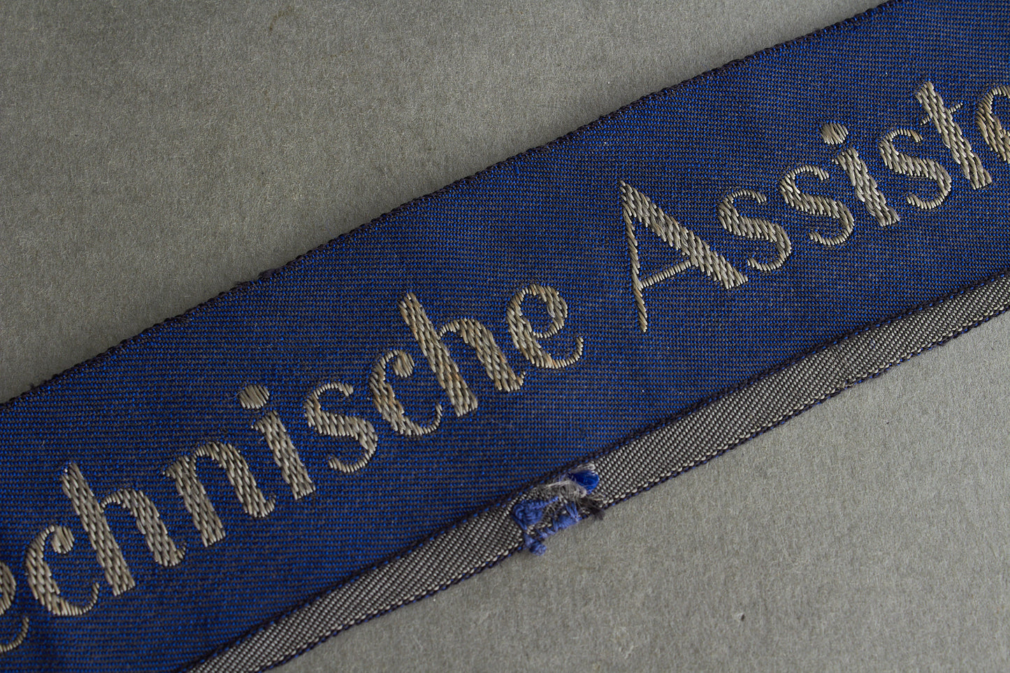 Luftwaffe "Technische Assistentin" Cuff Title. Tunic removed. Original.