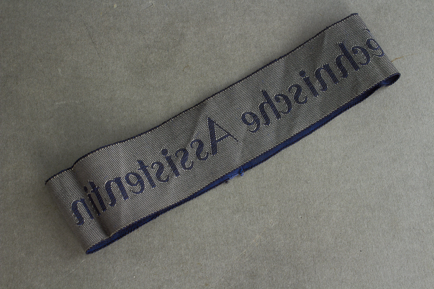Luftwaffe "Technische Assistentin" Cuff Title. Tunic removed. Original.