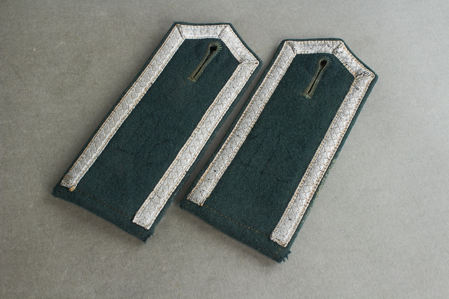 Early Wehrmacht "Infanterie" Shoulder Boards. "Slip on". Matching pair. Original.