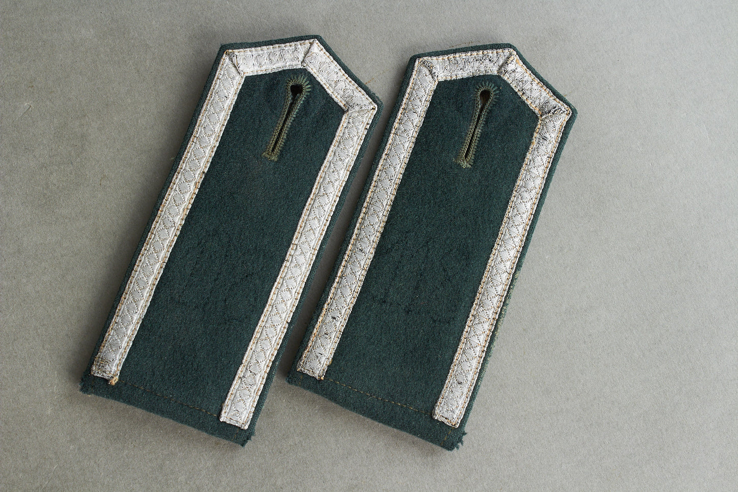 Early Wehrmacht "Infanterie" Shoulder Boards. "Slip on". Matching pair. Original.