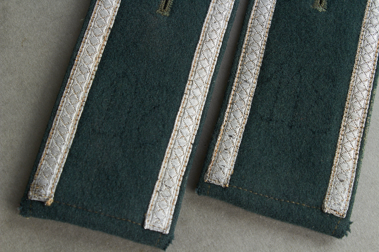 Early Wehrmacht "Infanterie" Shoulder Boards. "Slip on". Matching pair. Original.