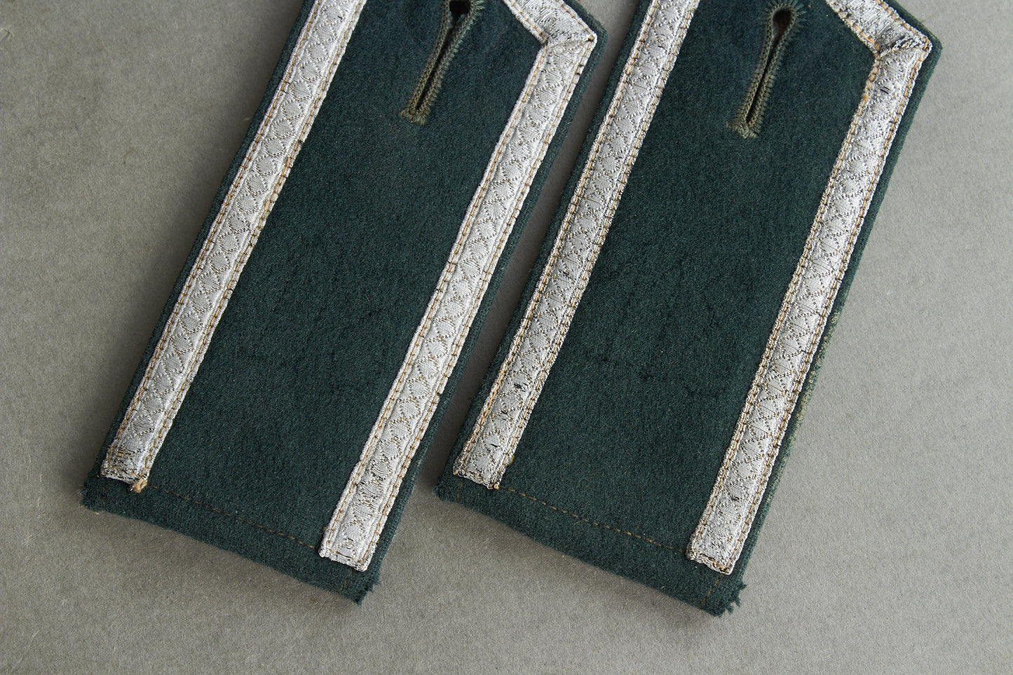 Early Wehrmacht "Infanterie" Shoulder Boards. "Slip on". Matching pair. Original.