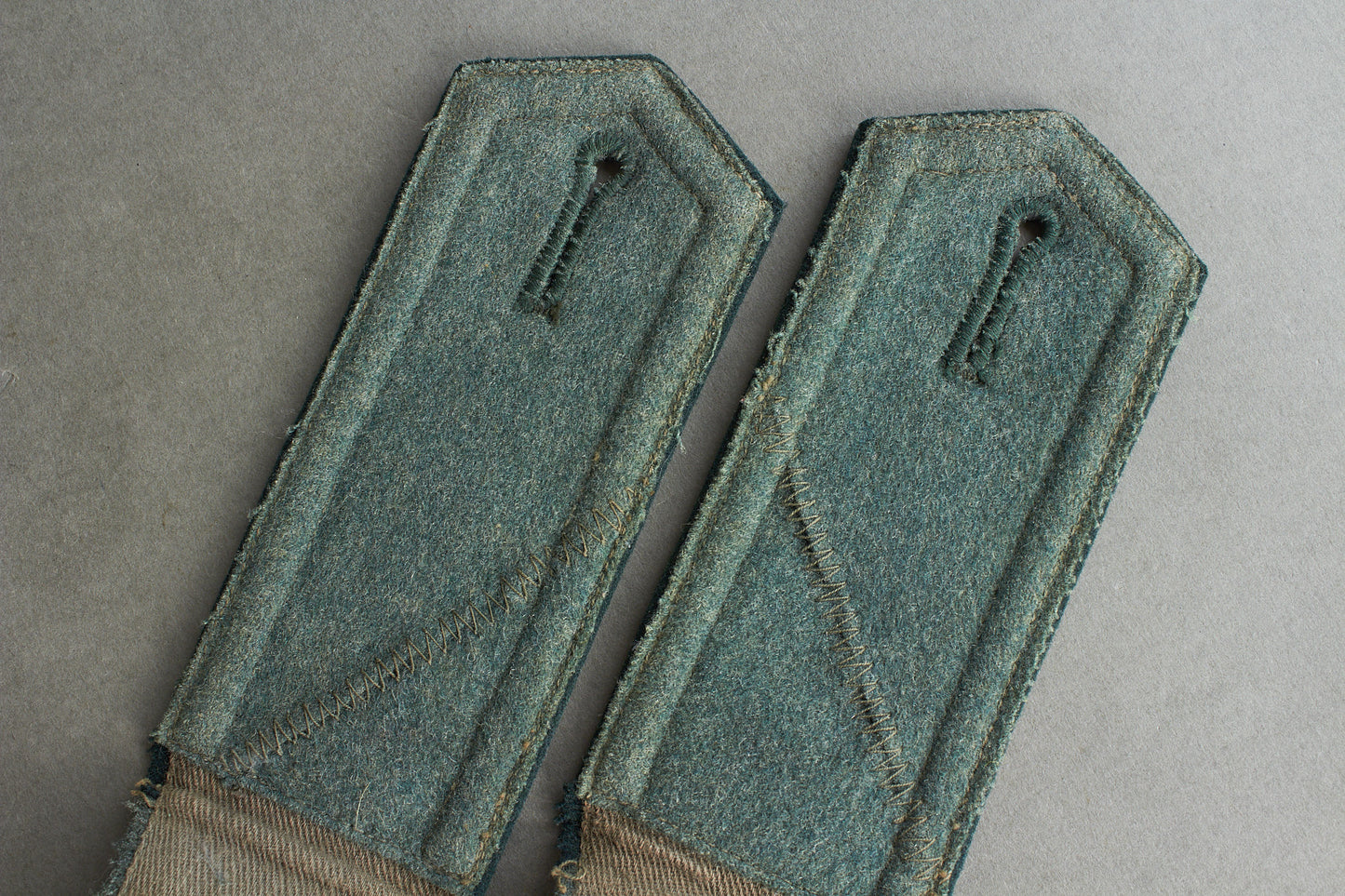 Early Wehrmacht "Infanterie" Shoulder Boards. "Slip on". Matching pair. Original.