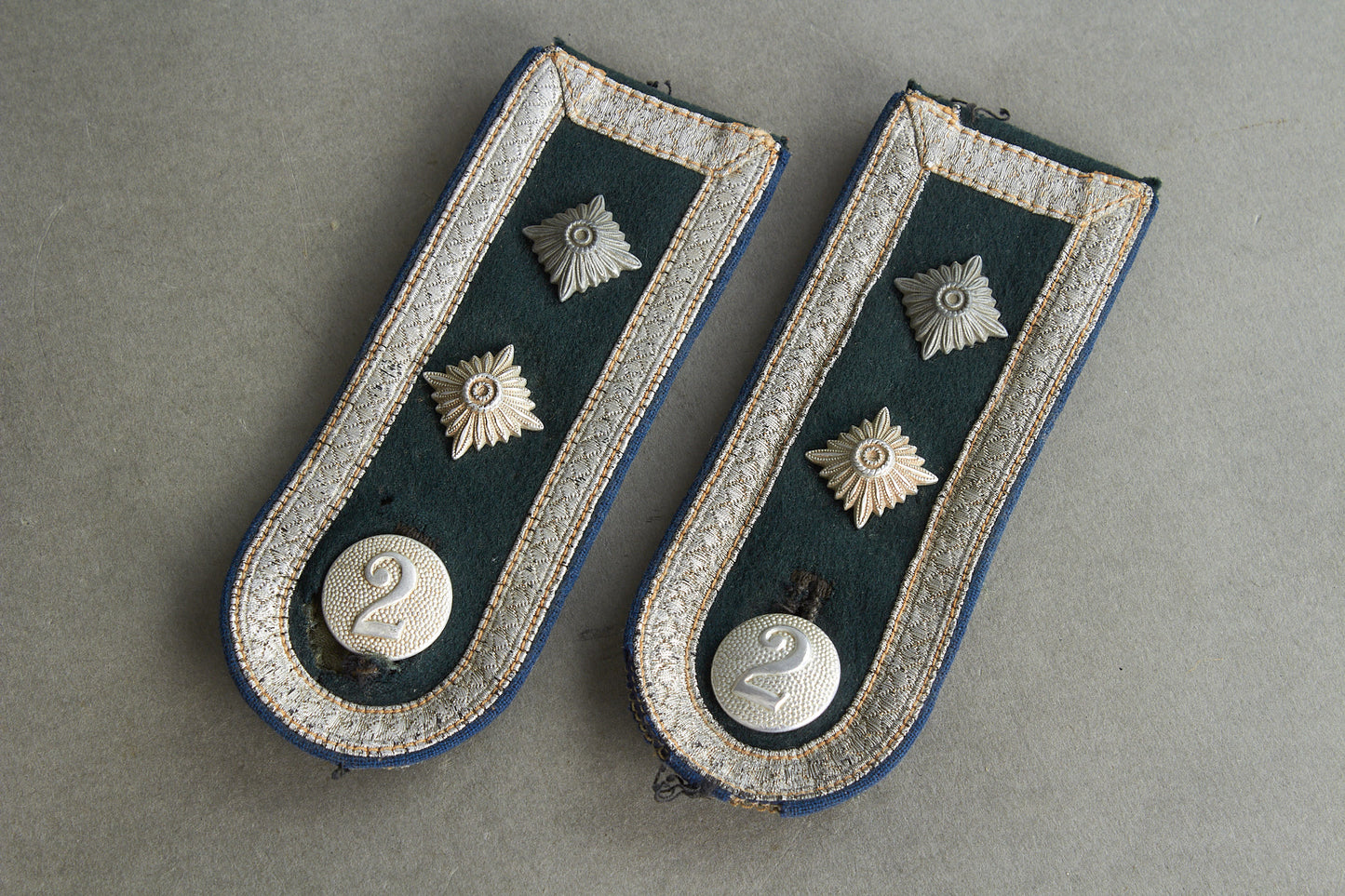 Wehrmacht "Sanitäter" Shoulder Boards. "Slip on". Matching pair. Original.