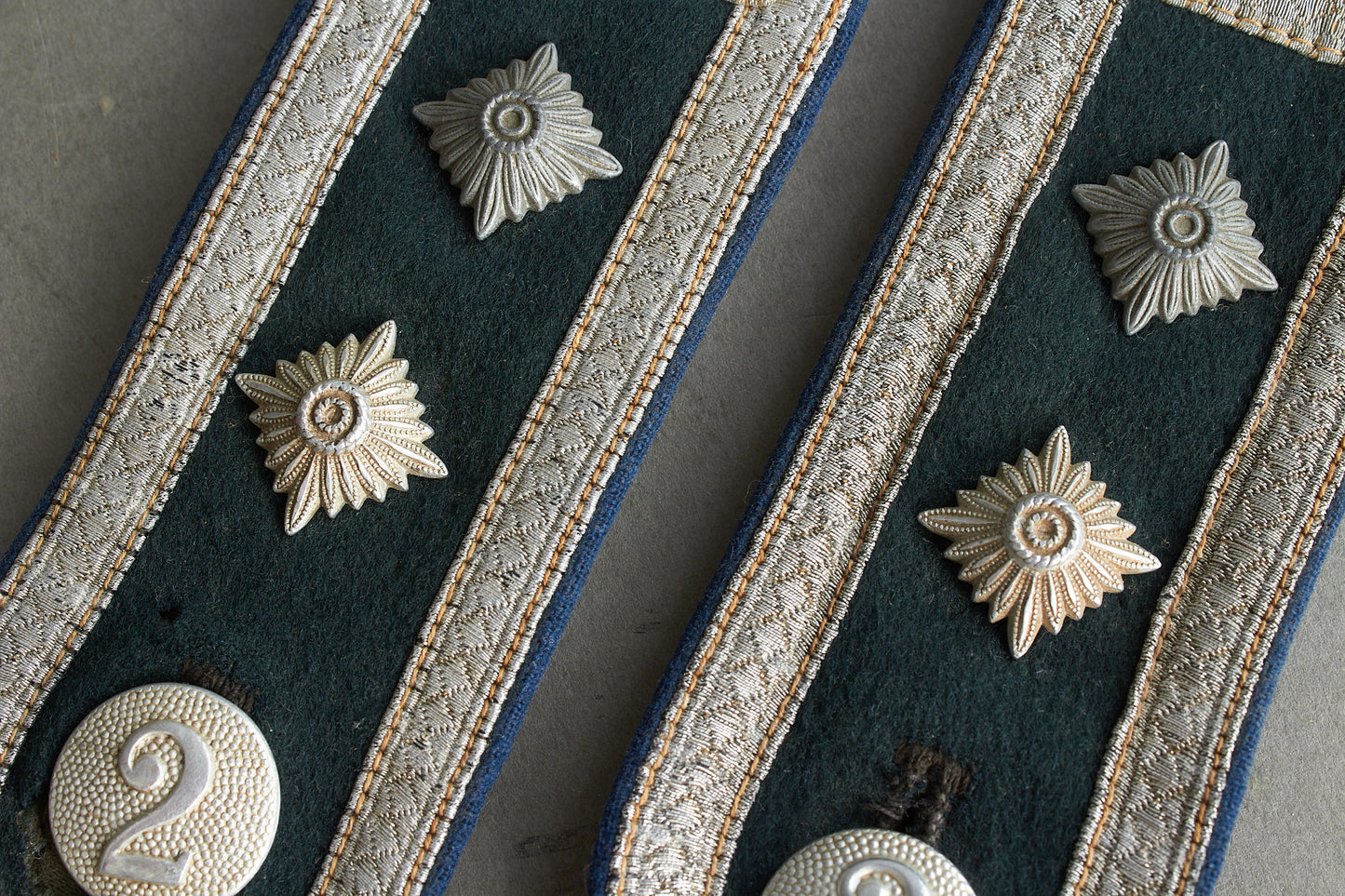 Wehrmacht "Sanitäter" Shoulder Boards. "Slip on". Matching pair. Original.