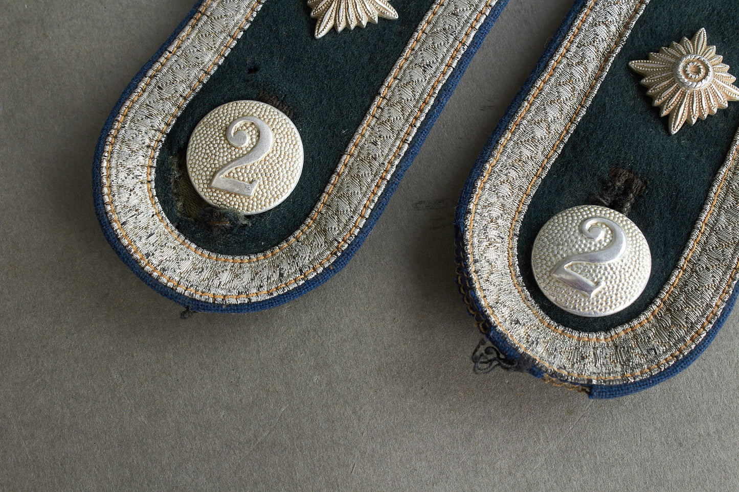 Wehrmacht "Sanitäter" Shoulder Boards. "Slip on". Matching pair. Original.