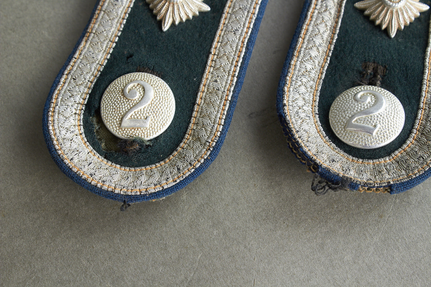 Wehrmacht "Sanitäter" Shoulder Boards. "Slip on". Matching pair. Original.