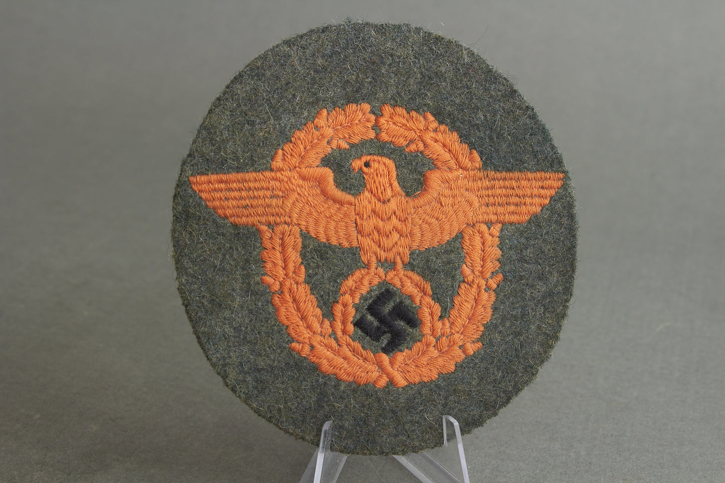 Polizei Feldgendarmerie "Ärmeladler" Sleeve Eagle for the Combat Tunic. Rare. Original.