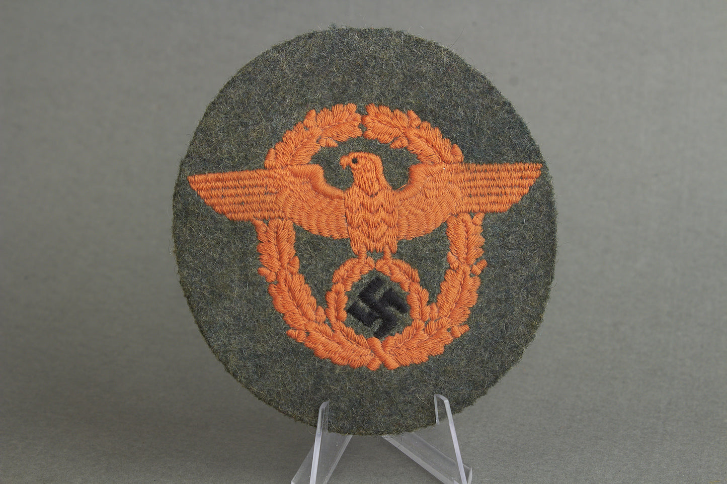 Polizei Feldgendarmerie "Ärmeladler" Sleeve Eagle for the Combat Tunic. Rare. Original.