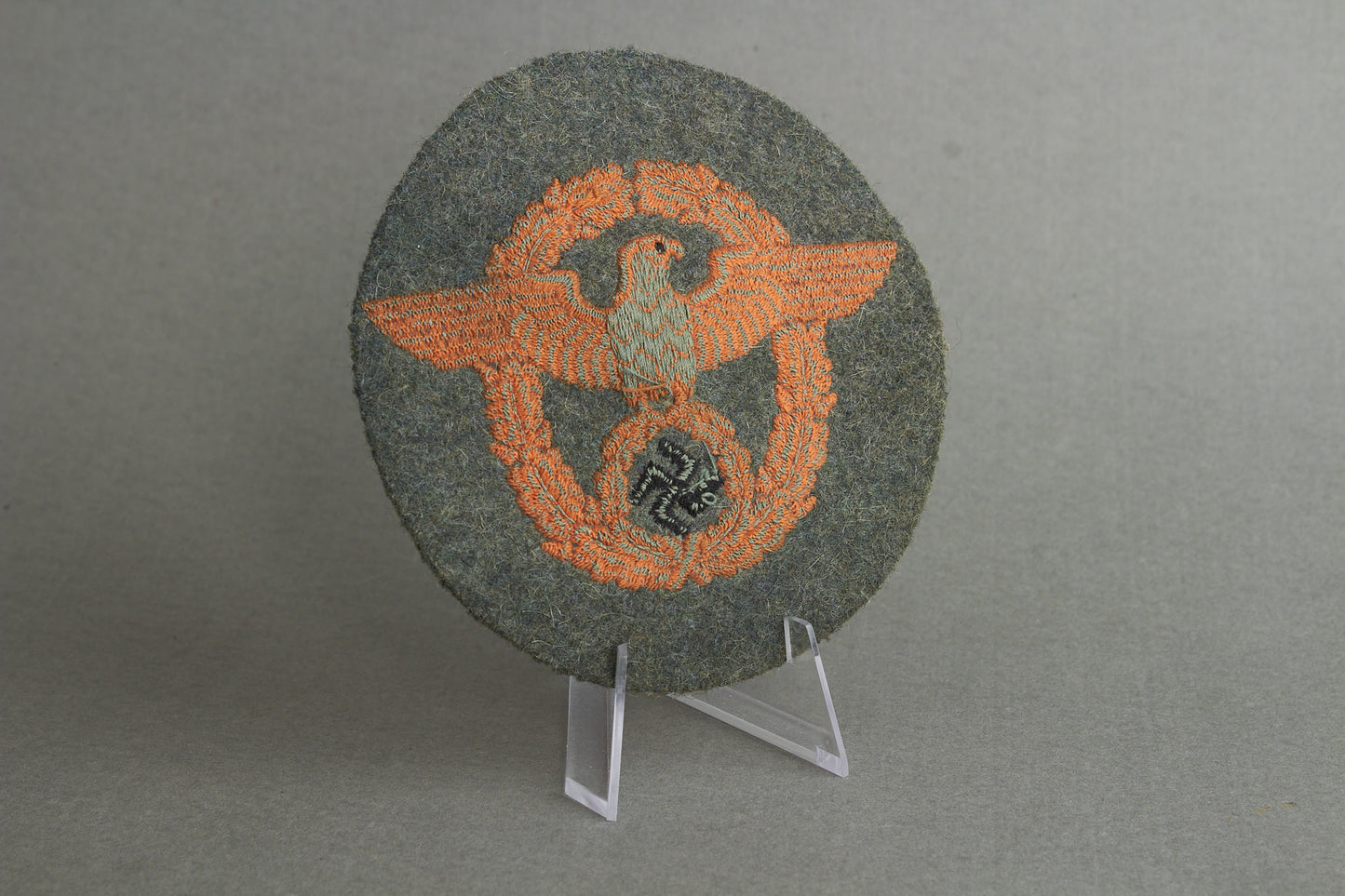 Polizei Feldgendarmerie "Ärmeladler" Sleeve Eagle for the Combat Tunic. Rare. Original.