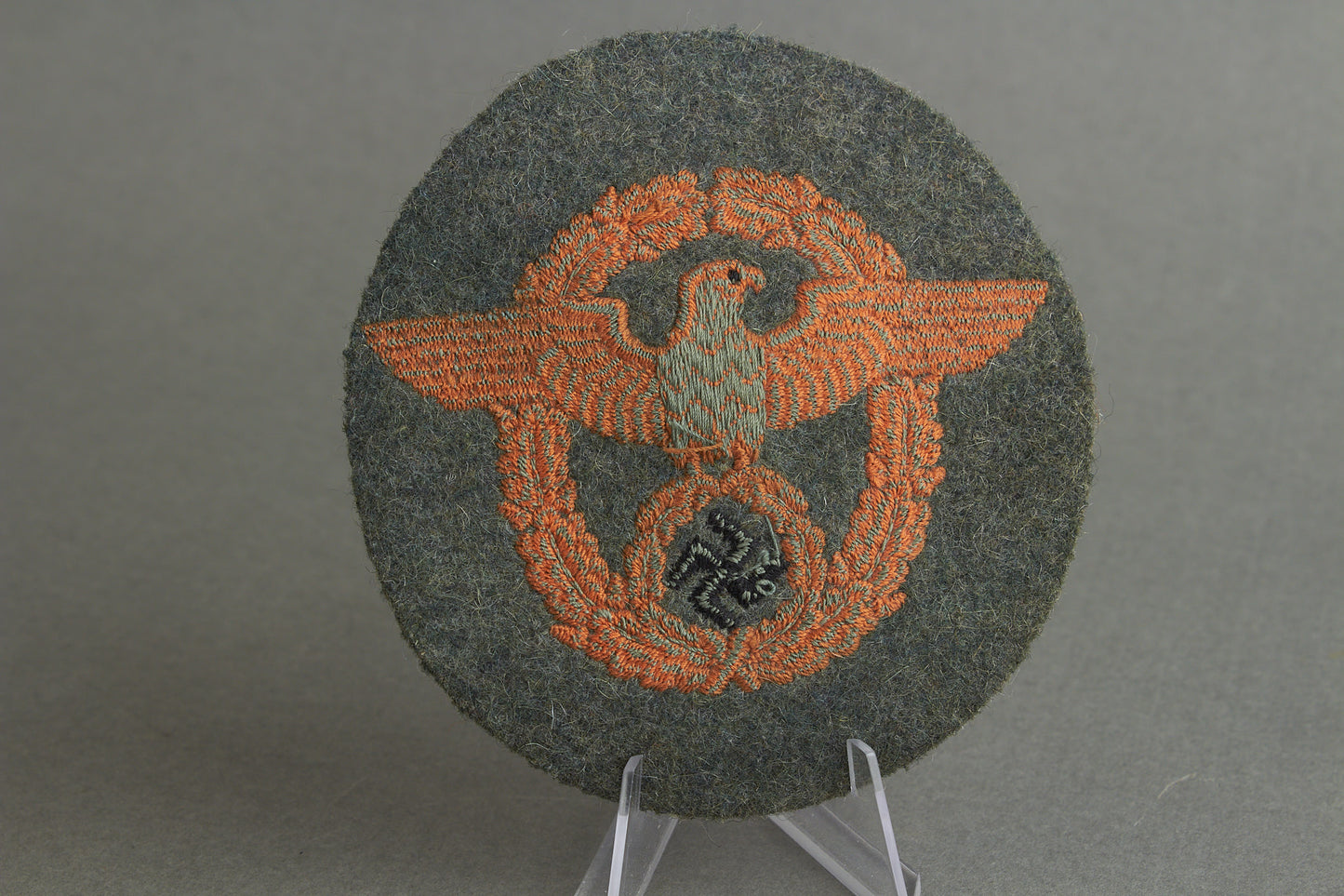 Polizei Feldgendarmerie "Ärmeladler" Sleeve Eagle for the Combat Tunic. Rare. Original.