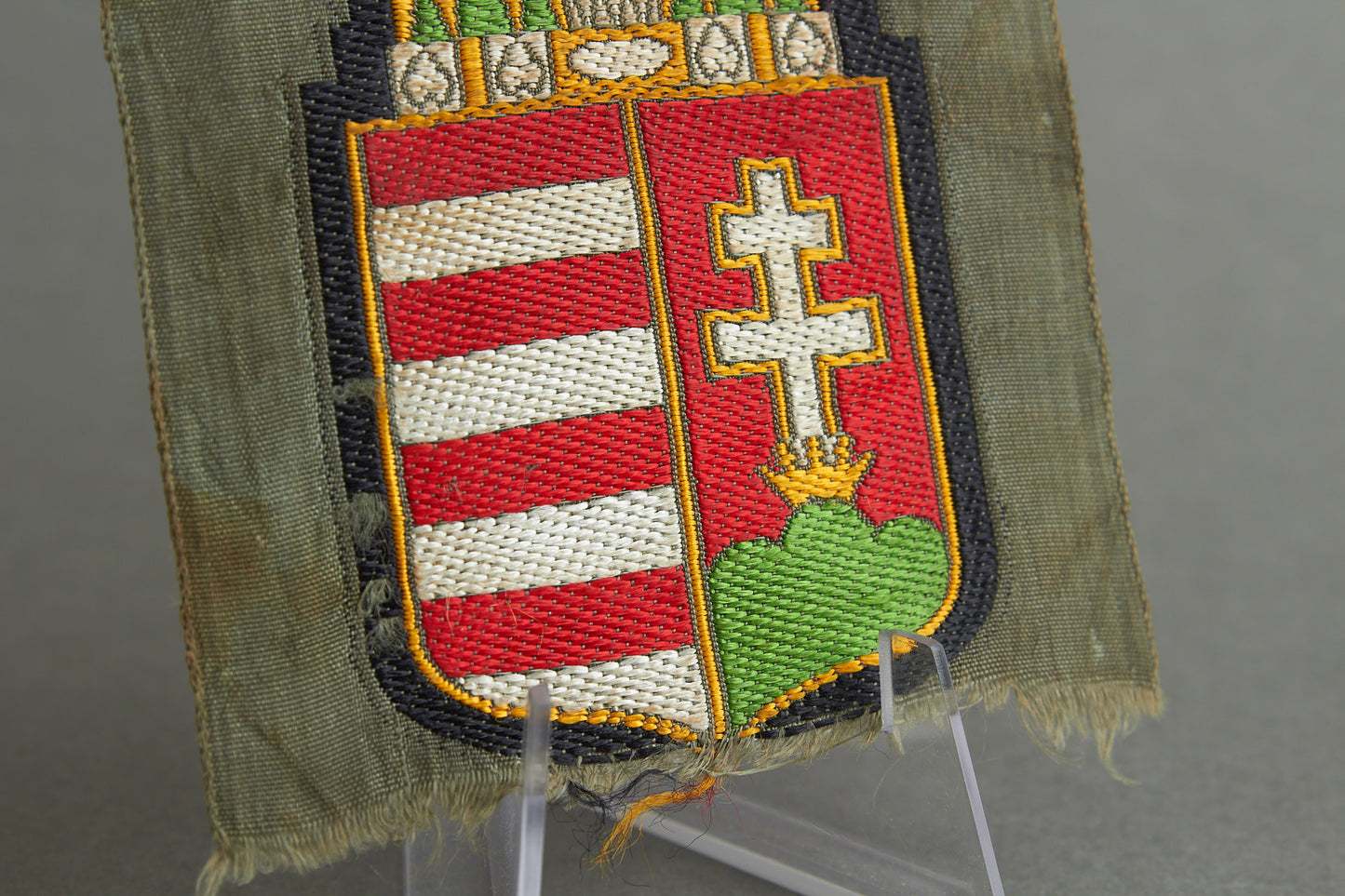 Wehrmacht Hungarian Volunteer Shield. Original.