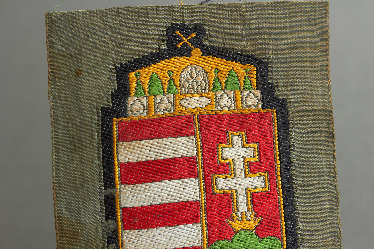 Wehrmacht Hungarian Volunteer Shield. Original.
