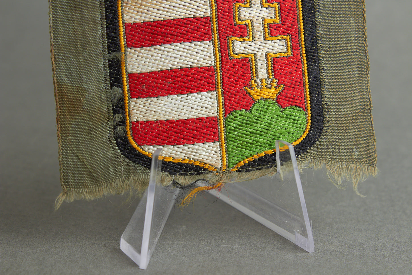 Wehrmacht Hungarian Volunteer Shield. Original.