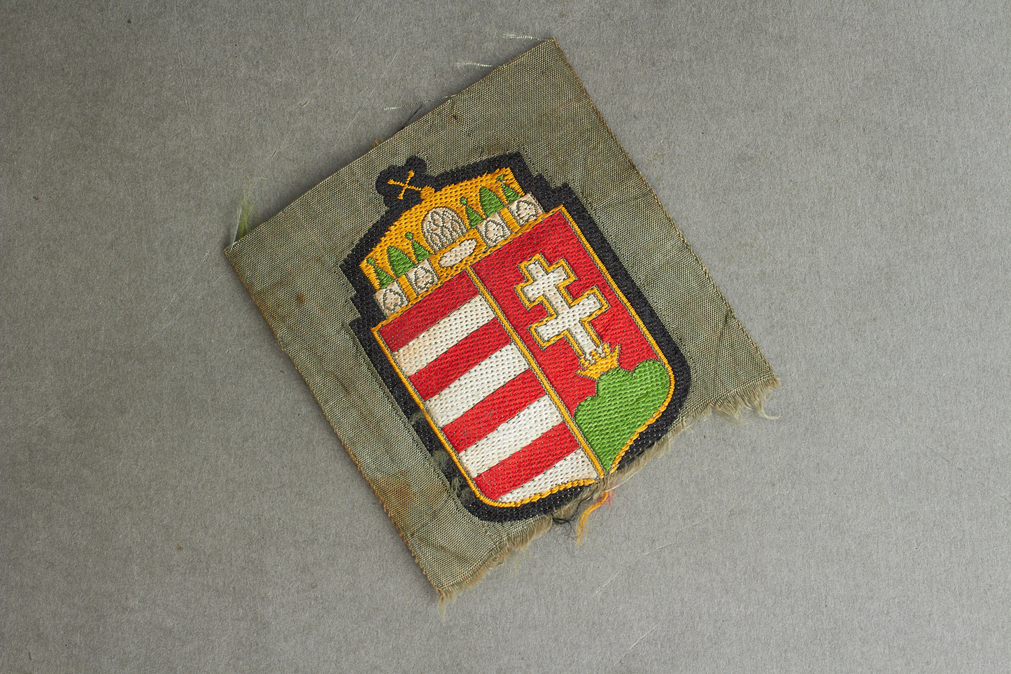 Wehrmacht Hungarian Volunteer Shield. Original.