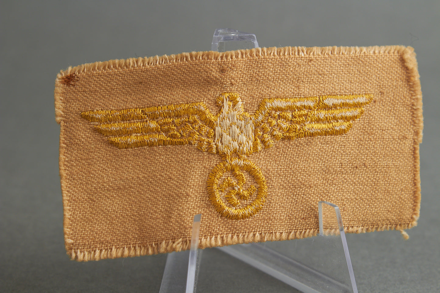 Kriegsmarine Tropical/Südfront Cap Eagle for the "Tropen-Schiffchen". Rare. Original.