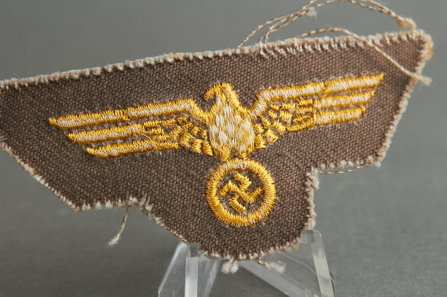 Kriegsmarine Tropical/Südfront Cap Eagle for the "Tropen-Schiffchen". Rare. Original.