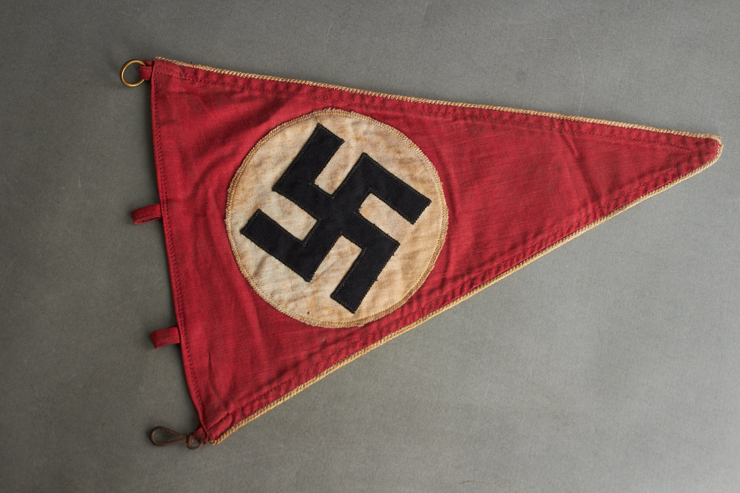 Early NSDAP "Wimpel" Pennant. Double Sided. Rare. Original.