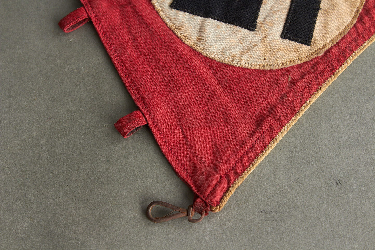 Early NSDAP "Wimpel" Pennant. Double Sided. Rare. Original.