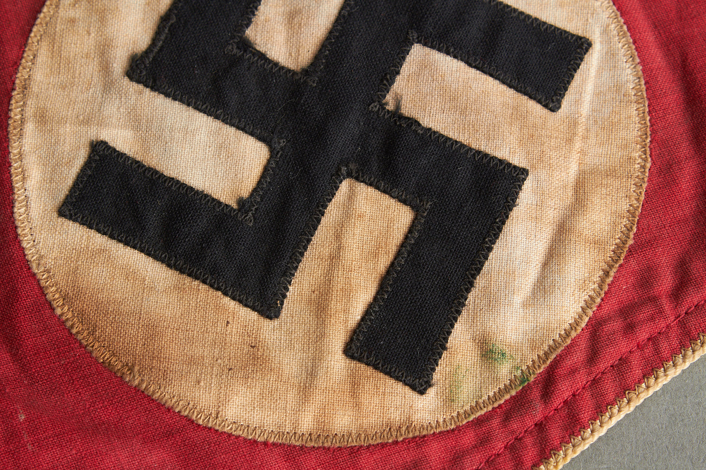 Early NSDAP "Wimpel" Pennant. Double Sided. Rare. Original.