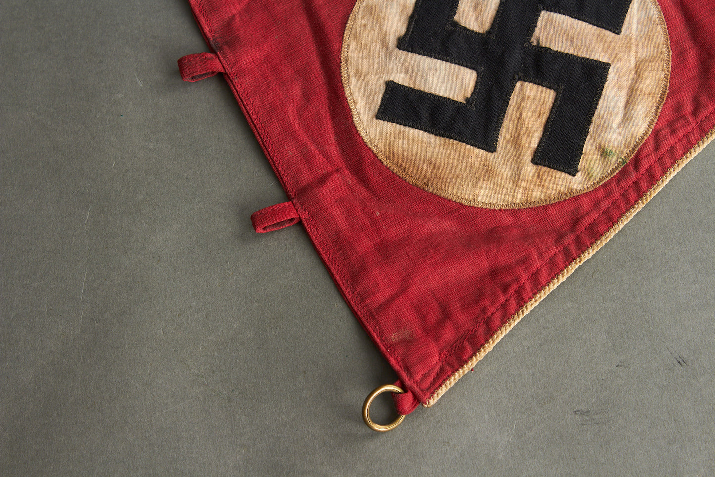 Early NSDAP "Wimpel" Pennant. Double Sided. Rare. Original.