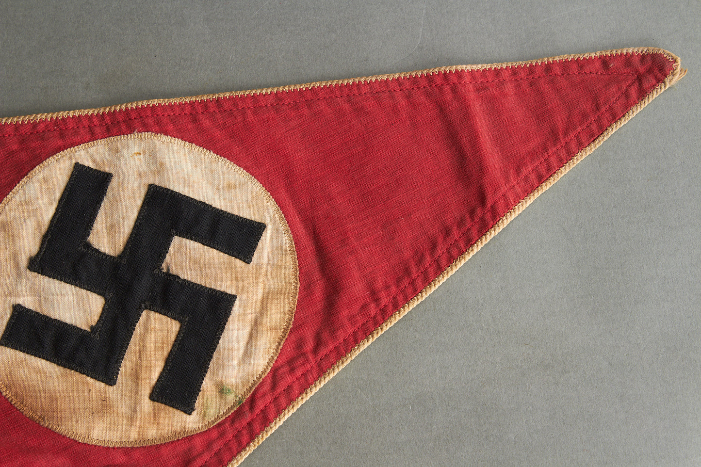 Early NSDAP "Wimpel" Pennant. Double Sided. Rare. Original.