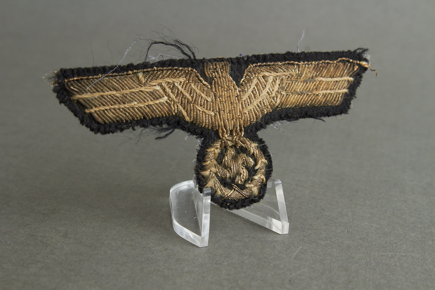 Early "Left-Facing"-Variant Wehrmacht Panzer Officer (Black) Breat Eagle "Brustadler" RARE! Original.