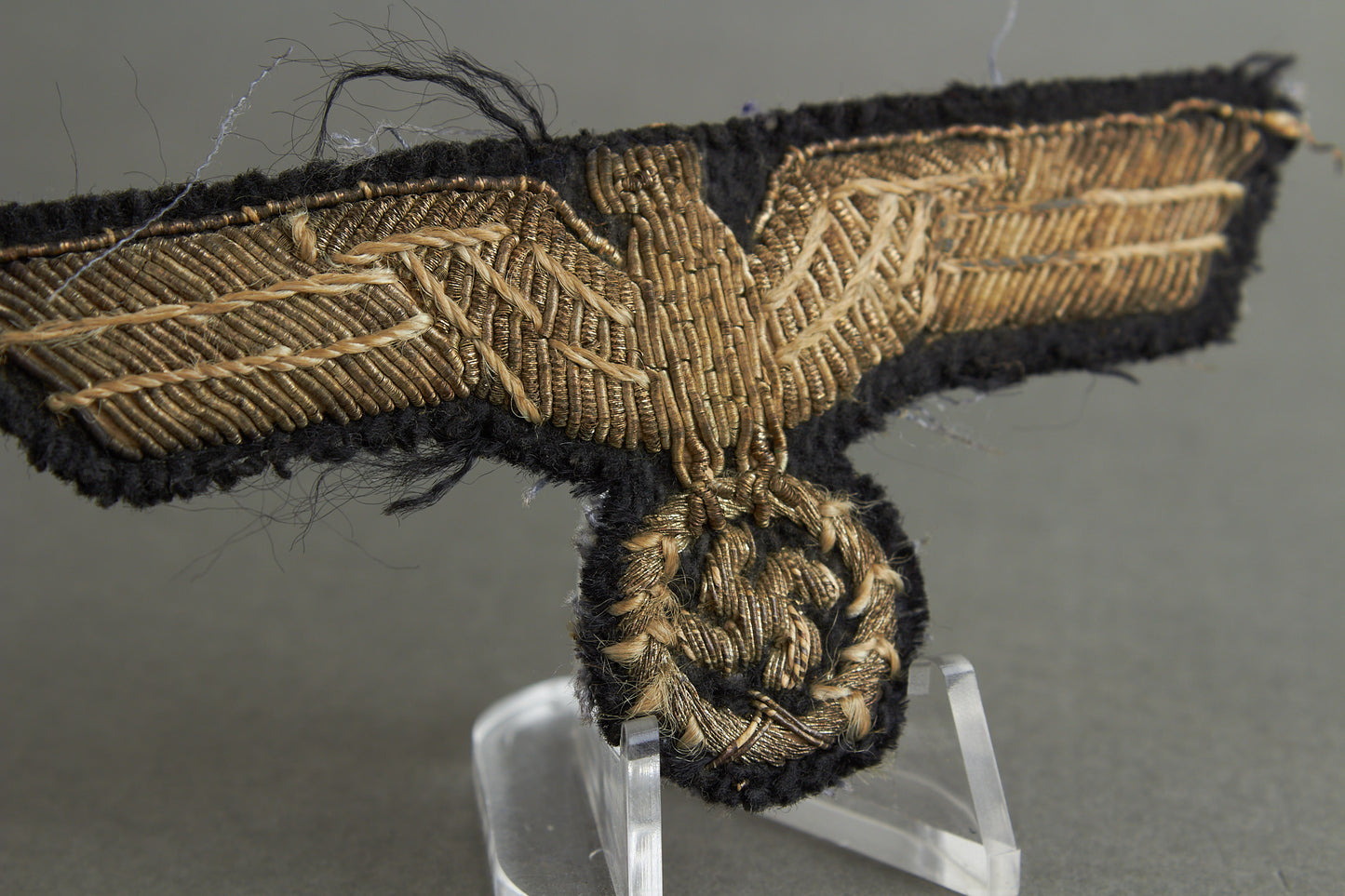 Early "Left-Facing"-Variant Wehrmacht Panzer Officer (Black) Breat Eagle "Brustadler" RARE! Original.