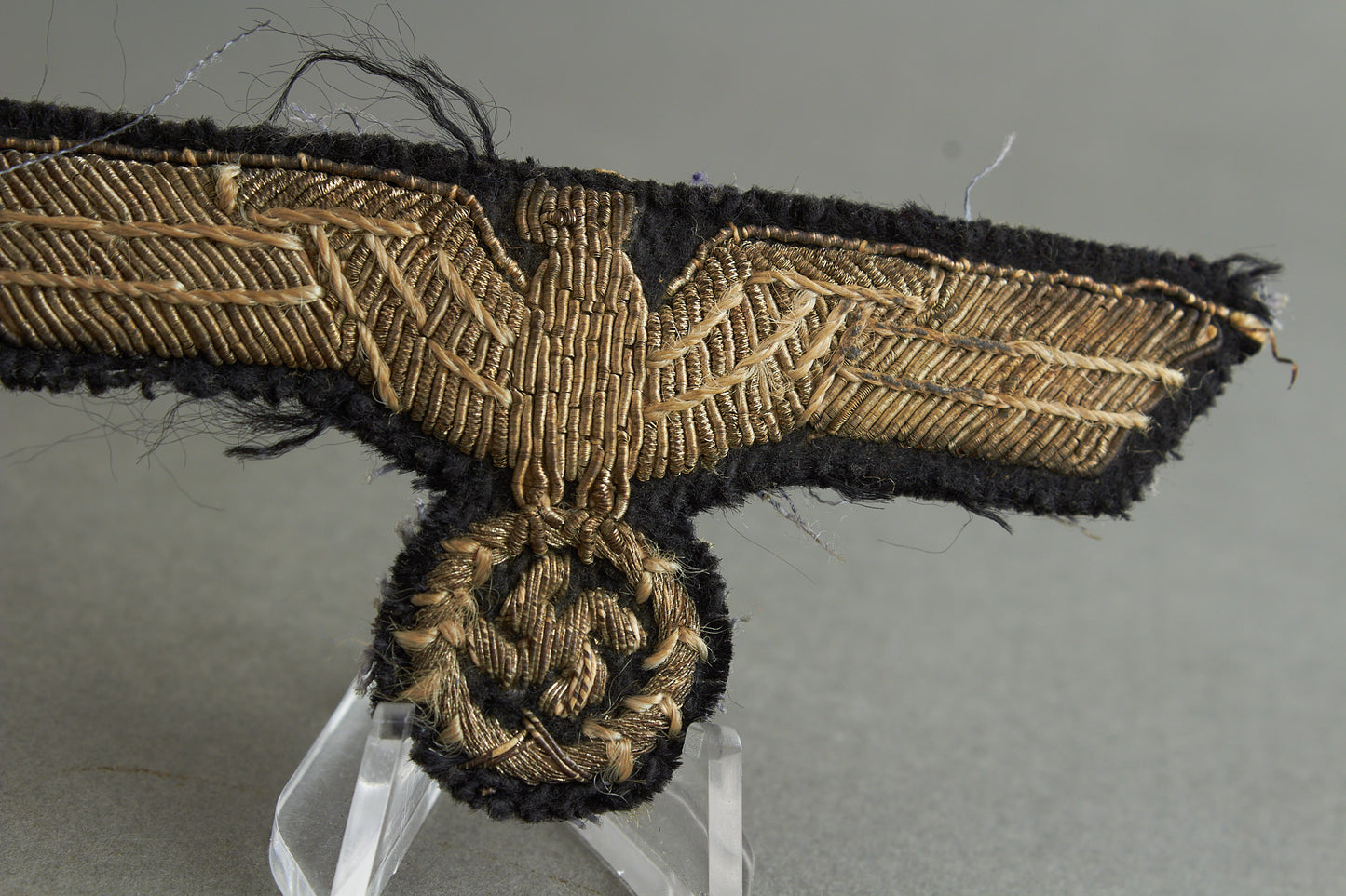 Early "Left-Facing"-Variant Wehrmacht Panzer Officer (Black) Breat Eagle "Brustadler" RARE! Original.