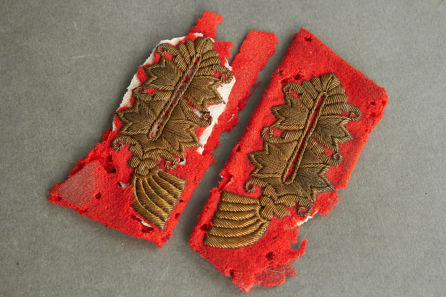 Wehrmacht General Collar tabs. Matching pair. Original.