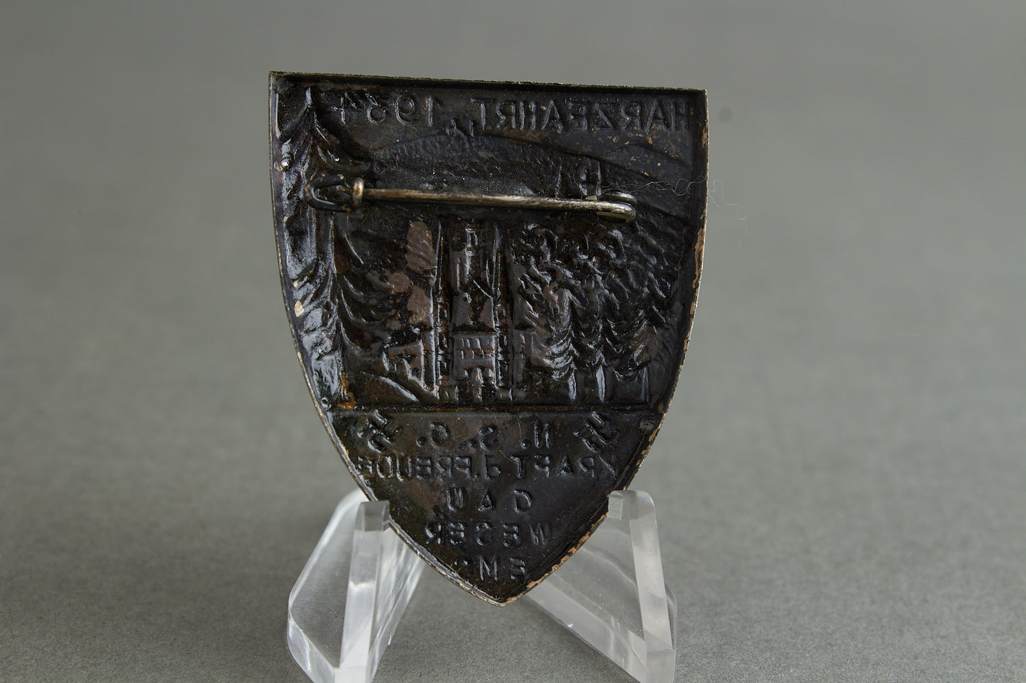 Kraft durch Freude (KdF) "Harzfahrt 1934" Tinnie. Original.
