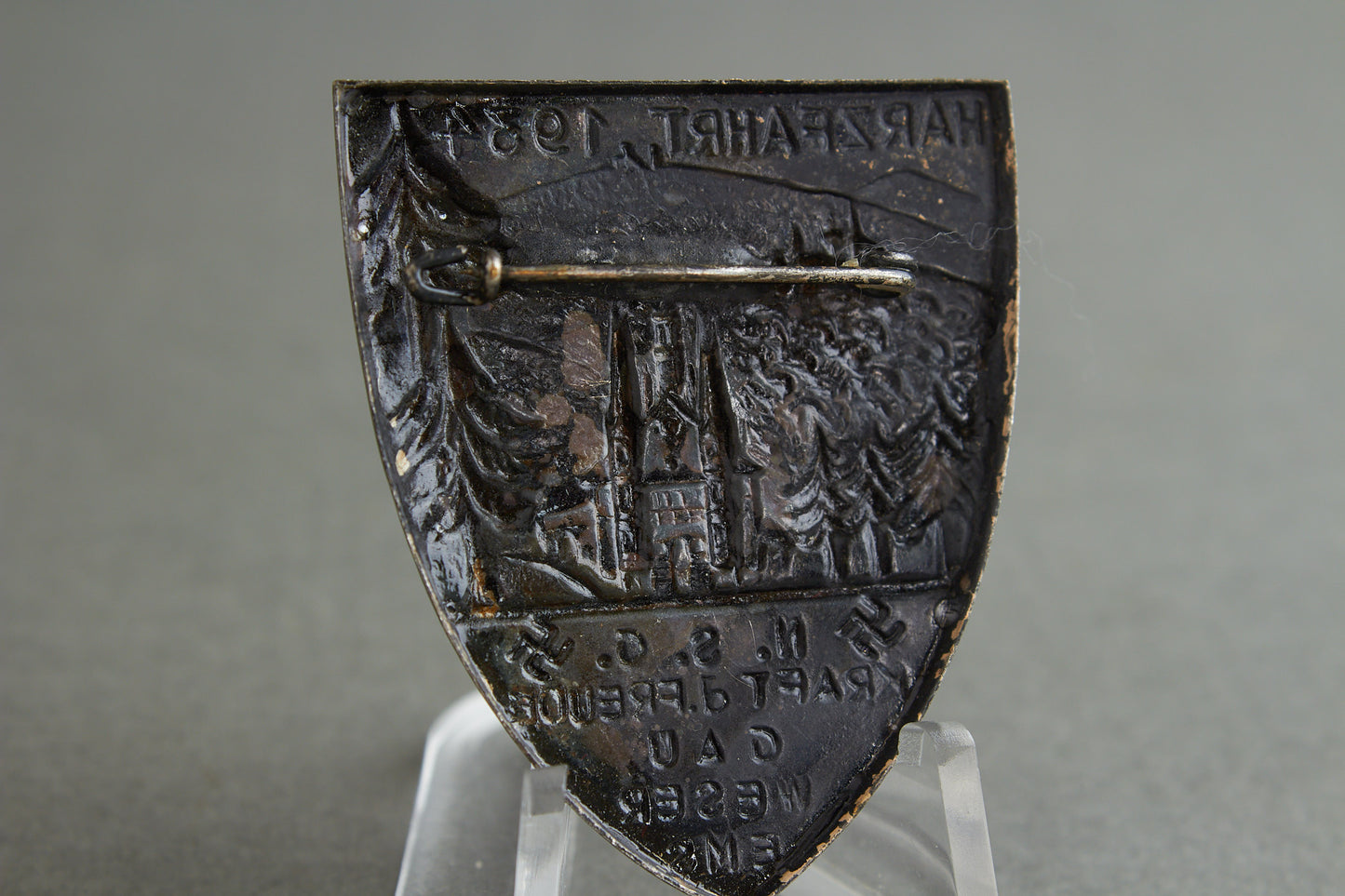 Kraft durch Freude (KdF) "Harzfahrt 1934" Tinnie. Original.