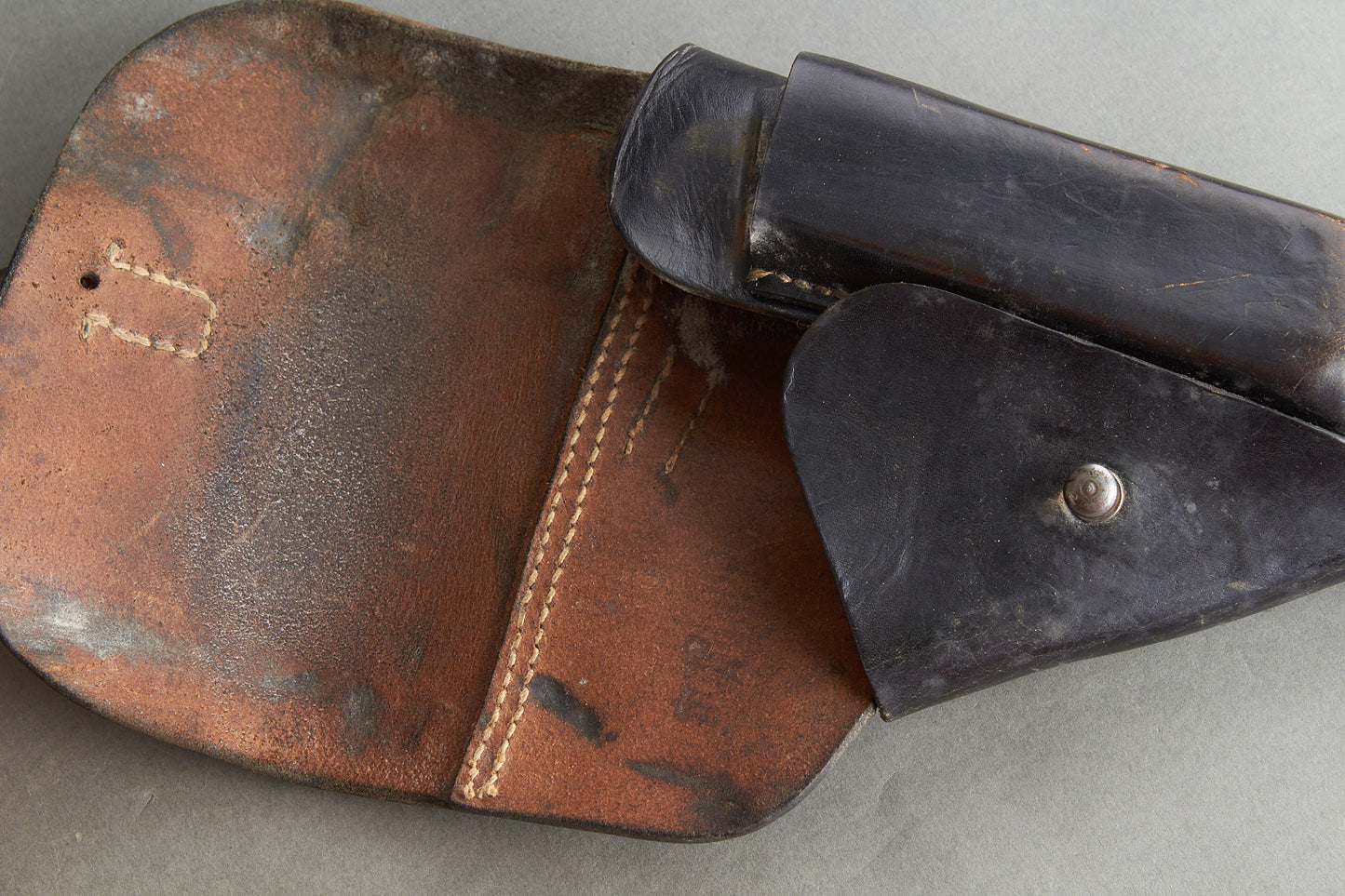 P38 Pistol Holster "Pistolentaschen P38". Rare maker "DLU 1944". Original.