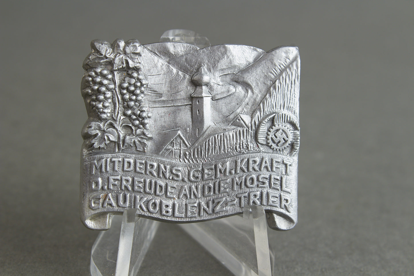 Kraft durch Freude (KdF) "Gau Koblenz-Trier" Tinnie. Original.