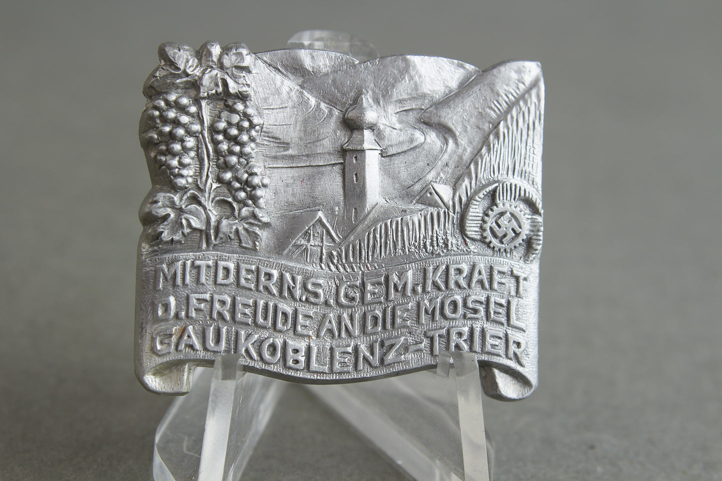 Kraft durch Freude (KdF) "Gau Koblenz-Trier" Tinnie. Original.
