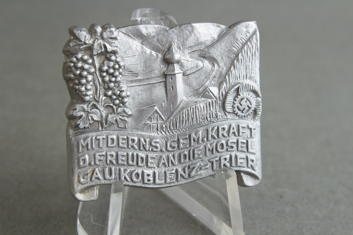 Kraft durch Freude (KdF) "Gau Koblenz-Trier" Tinnie. Original.