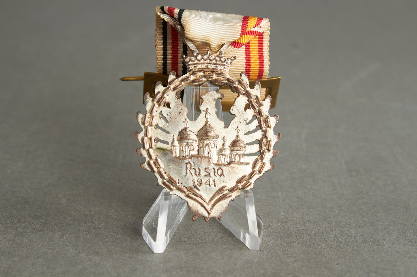 Spanish "Spanische Erinnerungsmedaille der Blauen Division für den Feldzug in Rußland". Rare. Original.