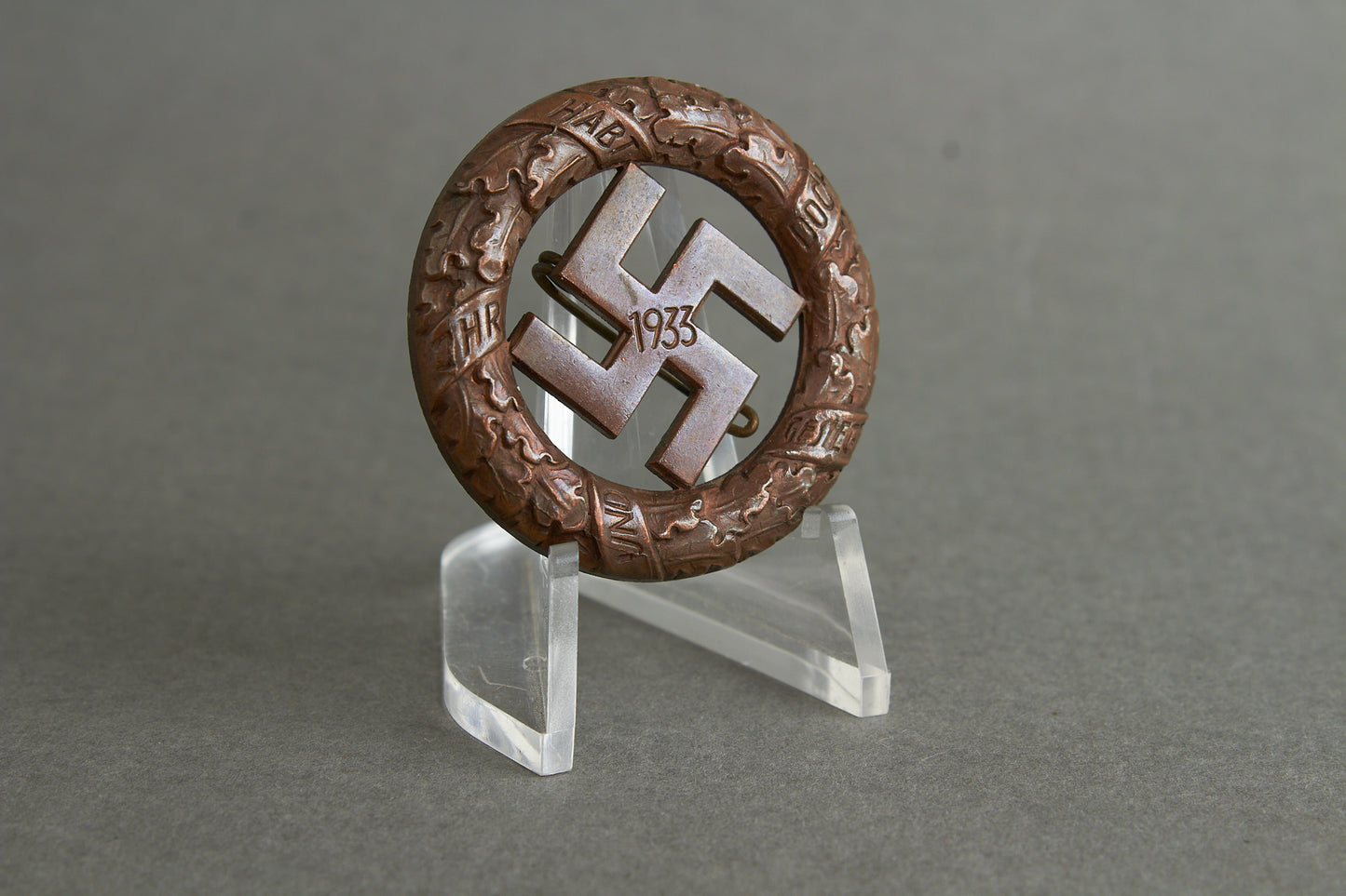 Early NSDAP "1933" Tinnie. Original.