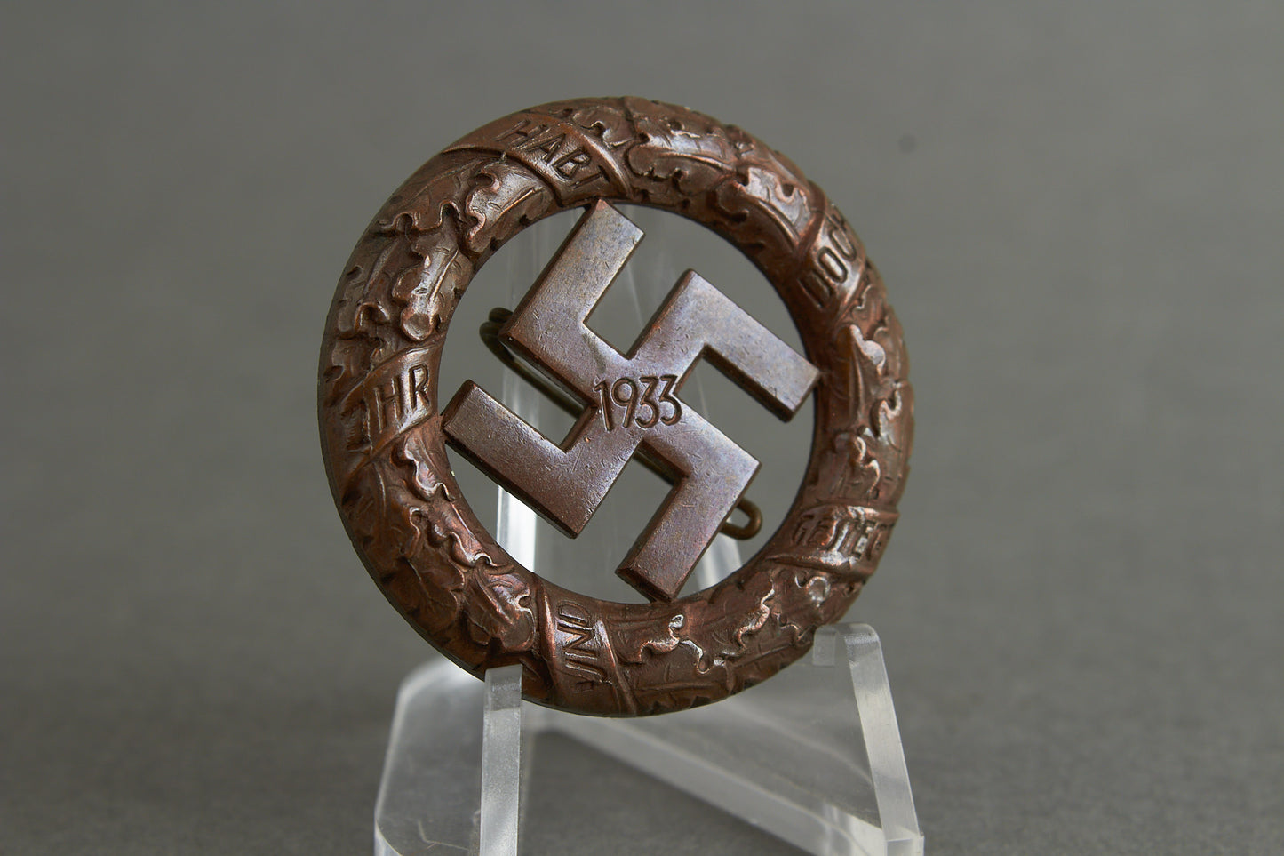 Early NSDAP "1933" Tinnie. Original.