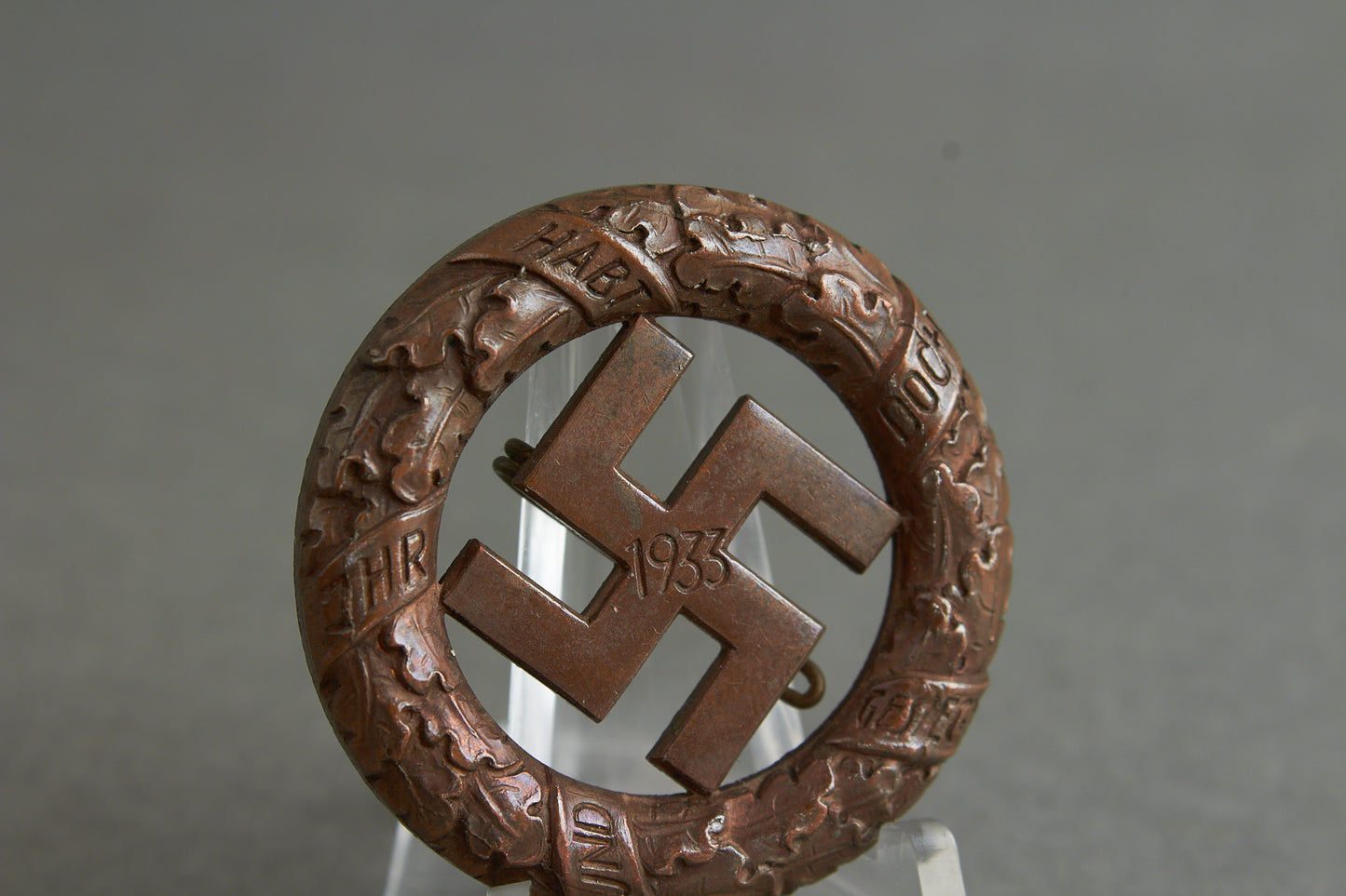 Early NSDAP "1933" Tinnie. Original.