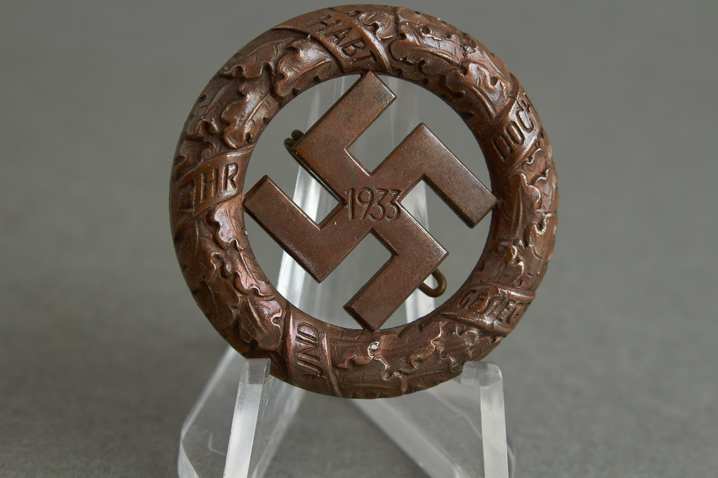 Early NSDAP "1933" Tinnie. Original.