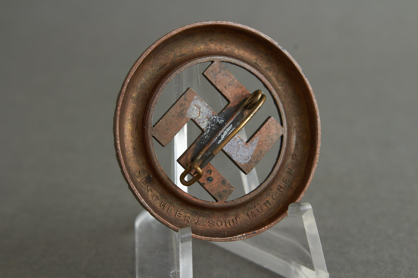 Early NSDAP "1933" Tinnie. Original.