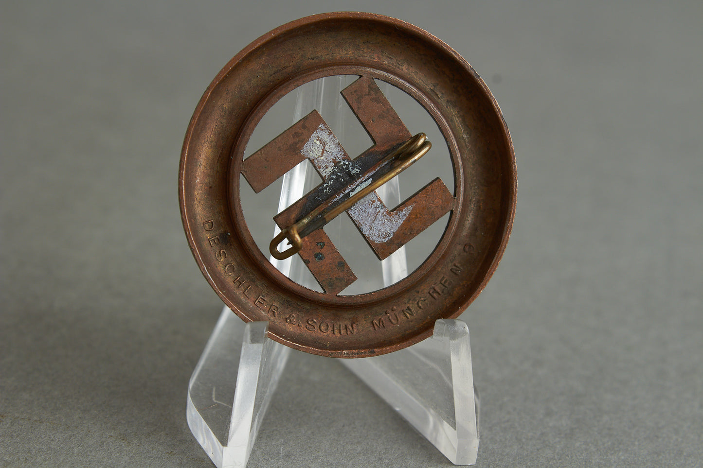 Early NSDAP "1933" Tinnie. Original.