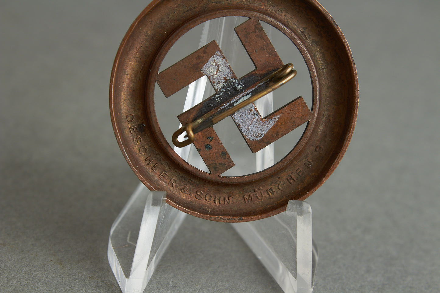 Early NSDAP "1933" Tinnie. Original.